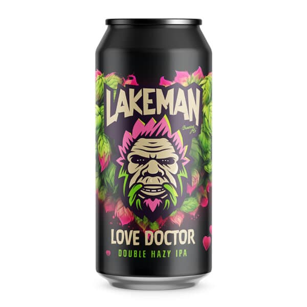 Lakeman Craft Beer Love doctor double hazy ipa 440ml can