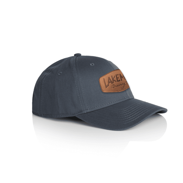 Petrol Blue Grade Cap with Leather Badge